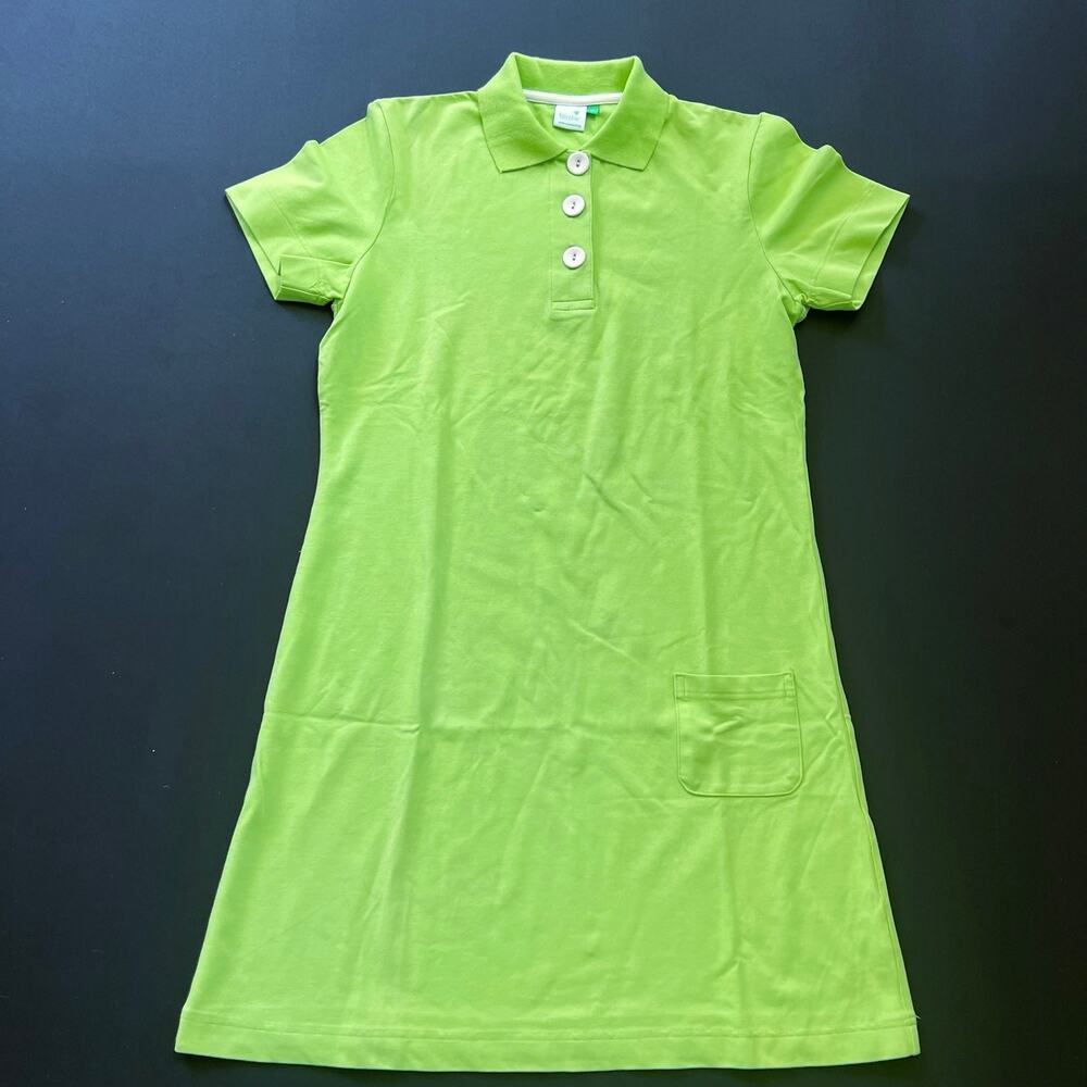 Birdie women’s Apple green piqué golf tennis athleisure dress
